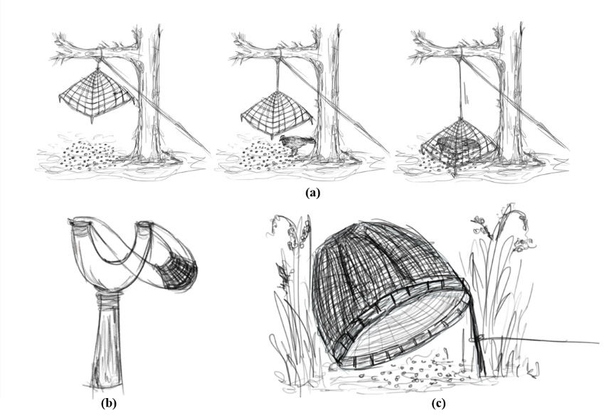 A drawing of a tree with a net

AI-generated content may be incorrect.